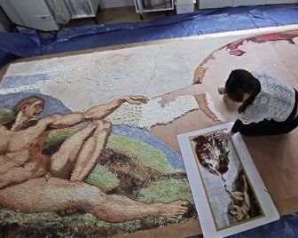 Шедевр Микеланджело из зефира