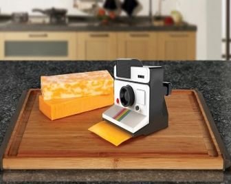Polaroid для нарезки сыра
